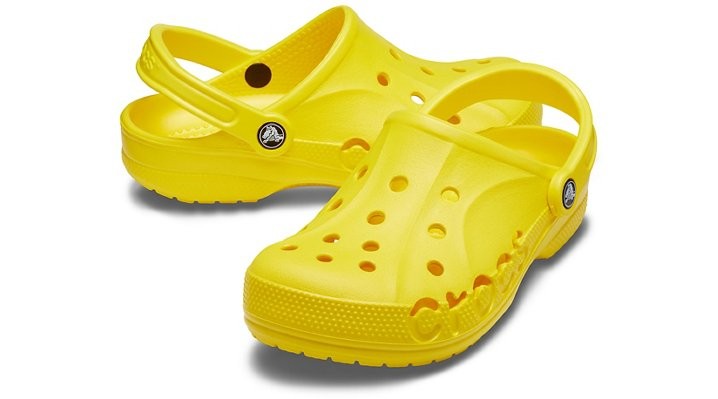 Crocs Unisex Baya Clog Shoes – Lemon (US W8/M6) (New)
