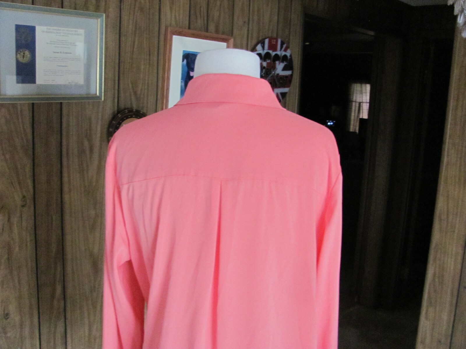 JOAN RIVERS LADIES ORANGE BLOUSE SIZE SMALL BRAND NEW POLYESTER/SPANDEX MACHINE