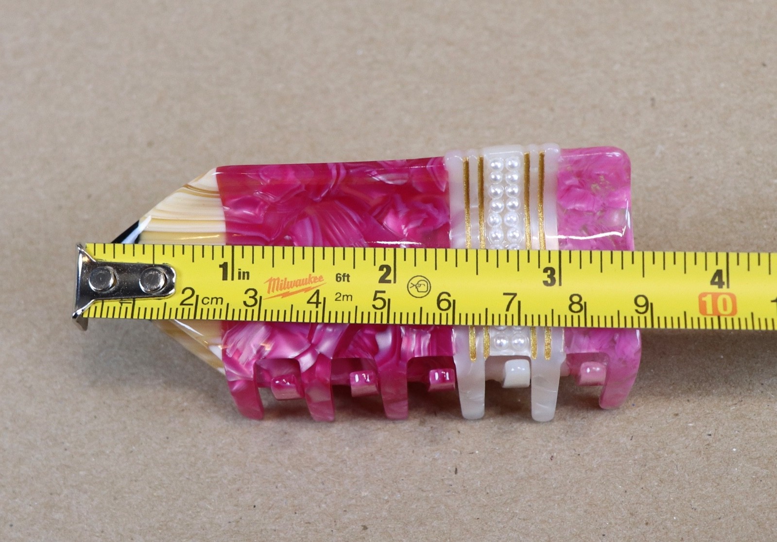 3 Piper K Claw Hair Clips School College Life Pencil Apple Large Small