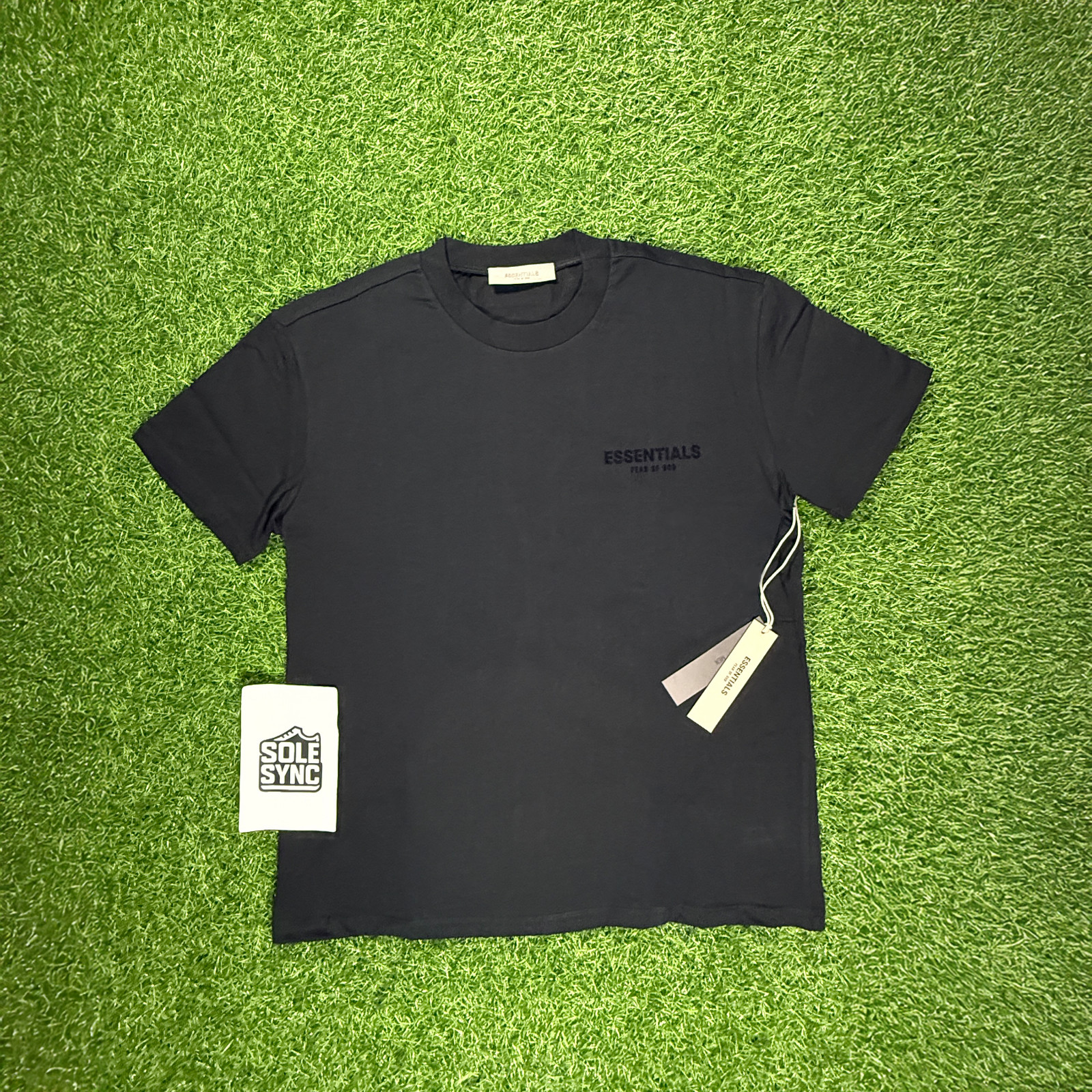 Fear of God Essentials T-Shirt SS22 Stretch Limo Black – 100% Authentic (XS-XL)