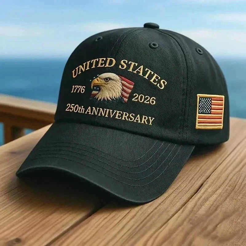 United States 250th Anniversary Baseball Cap – 3D Embroidered Hat*****