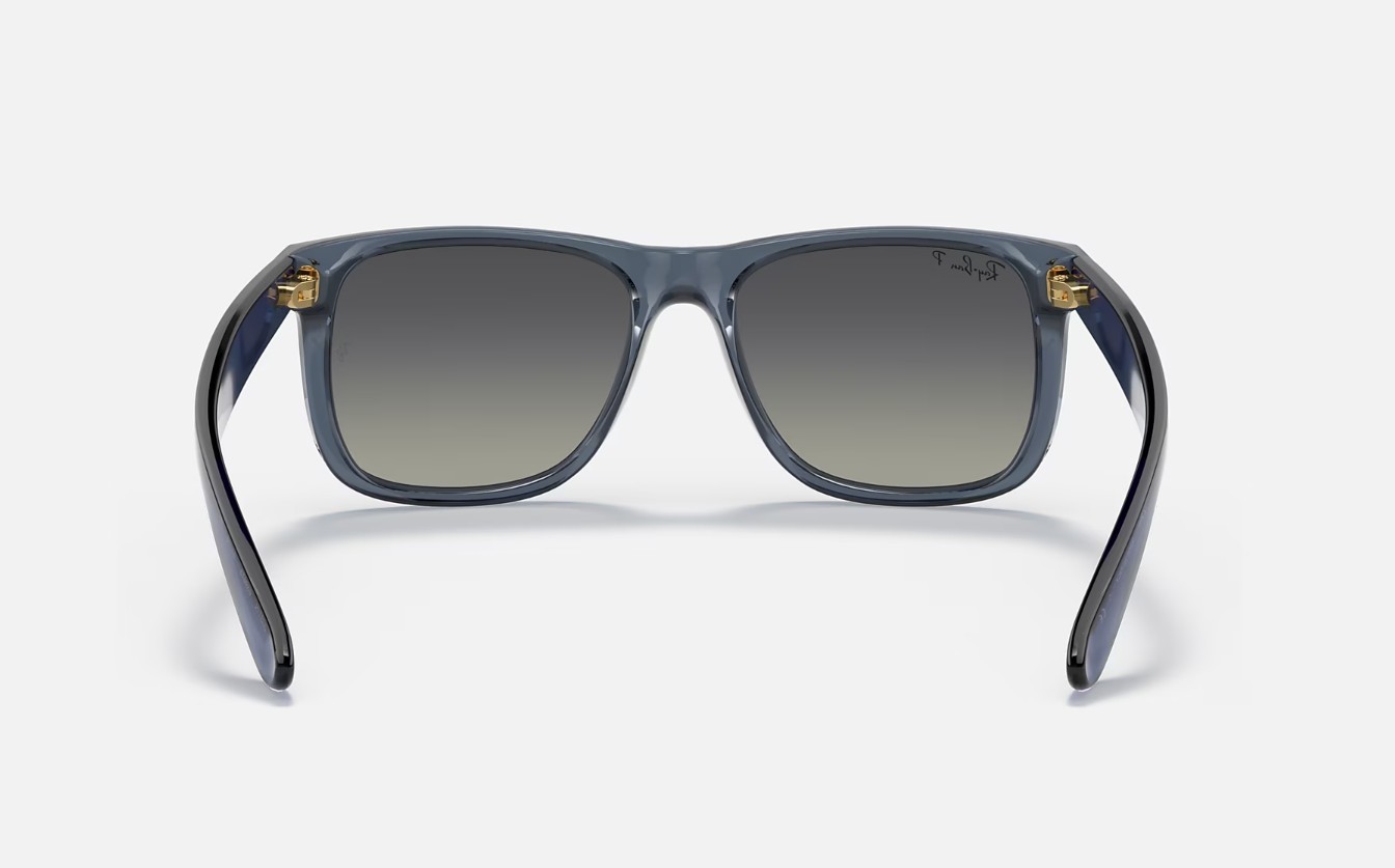 Ray-Ban Justin Classic Transparent Blue/Grey Gradient Polarized 54 mm RB4165