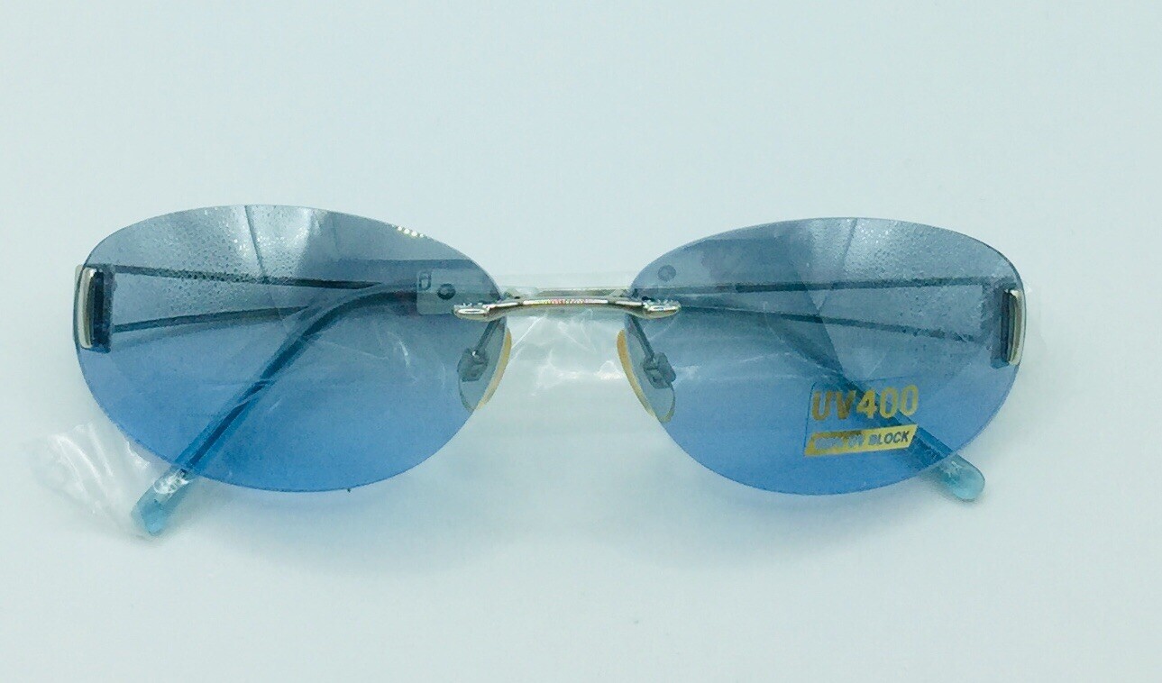 One SUNGLASSES UV400 100%UV Block Silver Metal Frame+Lens Different Color (M26)