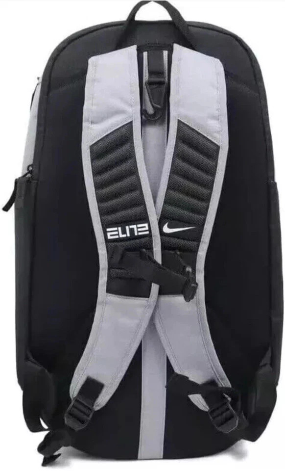 Nike Hoops Elite Pro Backpack Gray Basketball School Laptop BA5554 012 – NEW