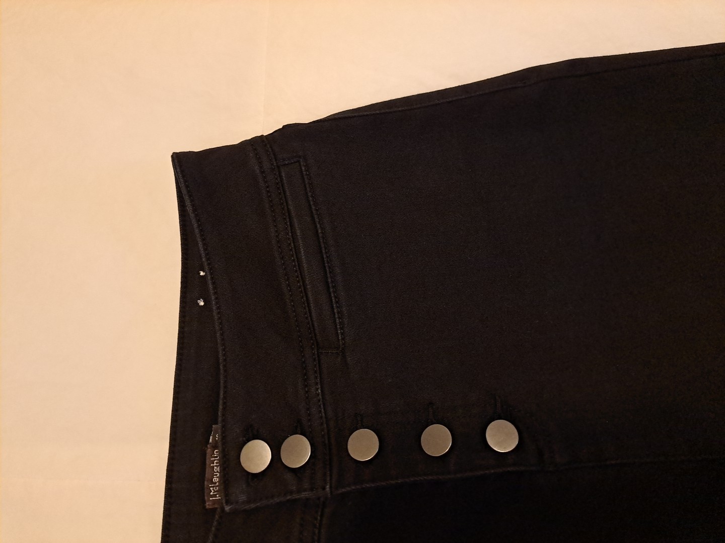 J. McLaughlin Oaks Jean BLACK SZ 10 Excellent Condition Returns Accepted