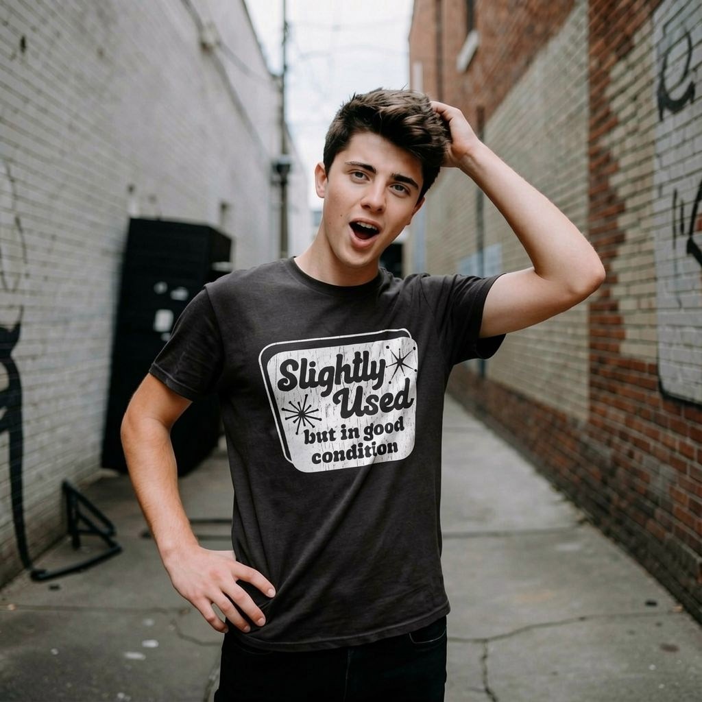 Mens Funny T Shirts Slightly Used But In Good Condition Sarcastic Graphic