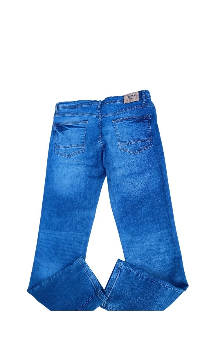 81 Company Mens Relaxed Denim Blue Jeans