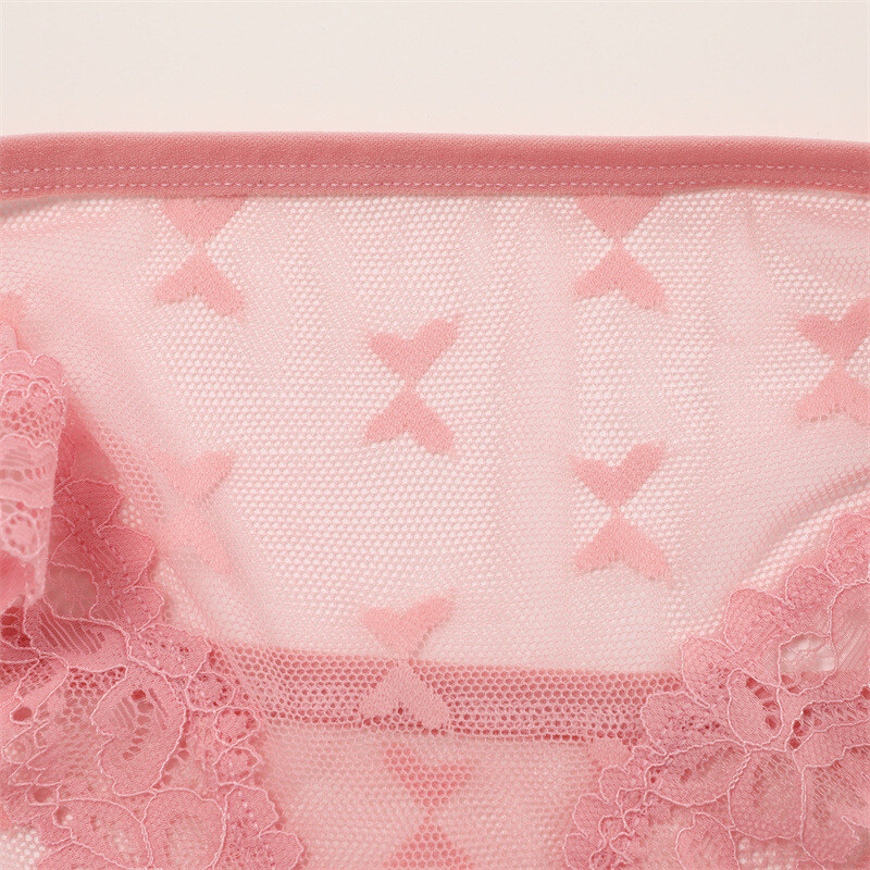 Pack Of 4 Sexy Womens See Through Sheer Panties Brief Lingeries Ladies Underwear
