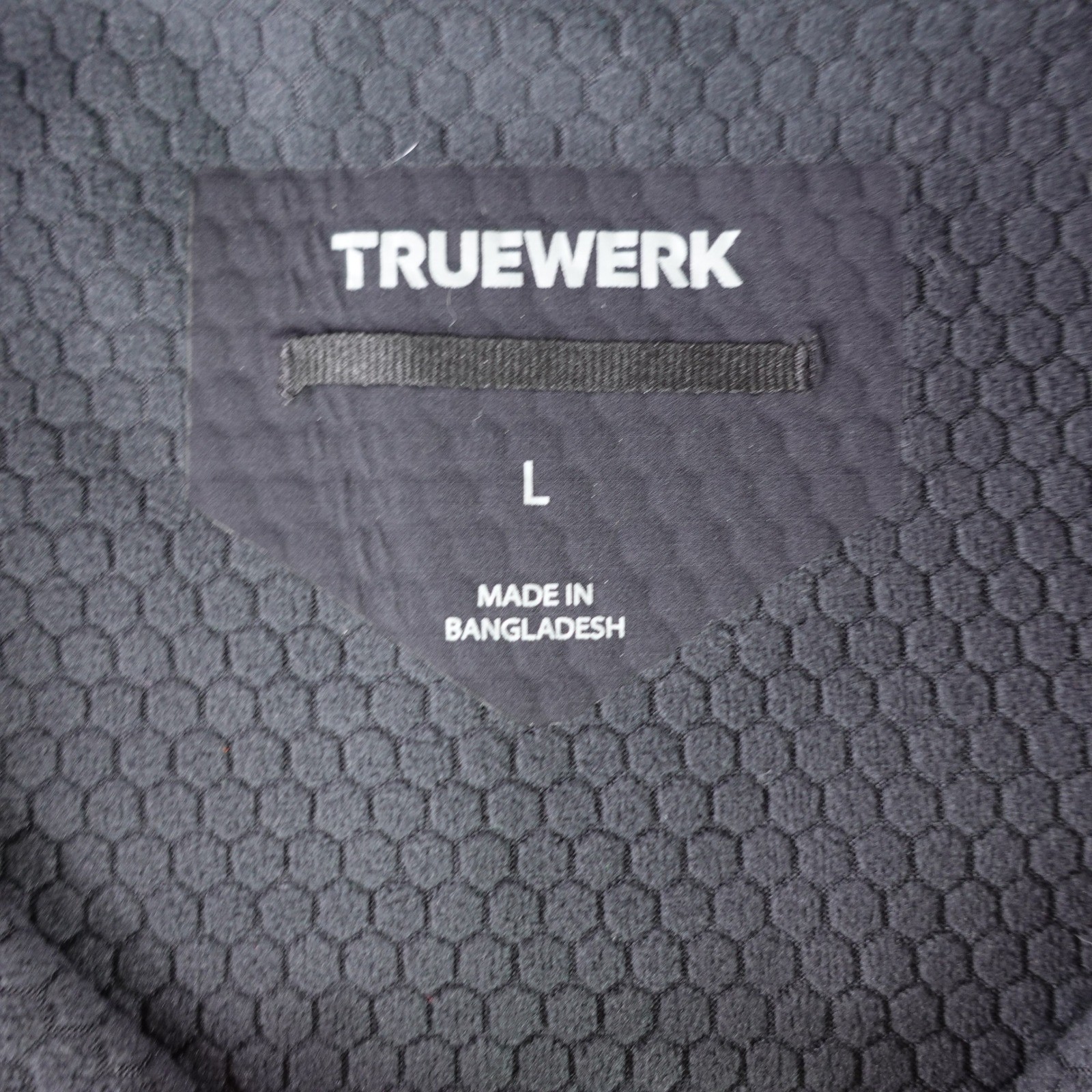 Truewerk S3 Solution Vest Men Large Black Workwear Full Zip Softshell