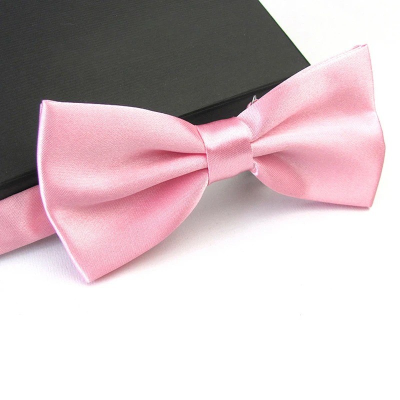 Mens Pre-tied Satin Bow Tie Adjustable Formal Tuxedo Wedding Party Necktie New
