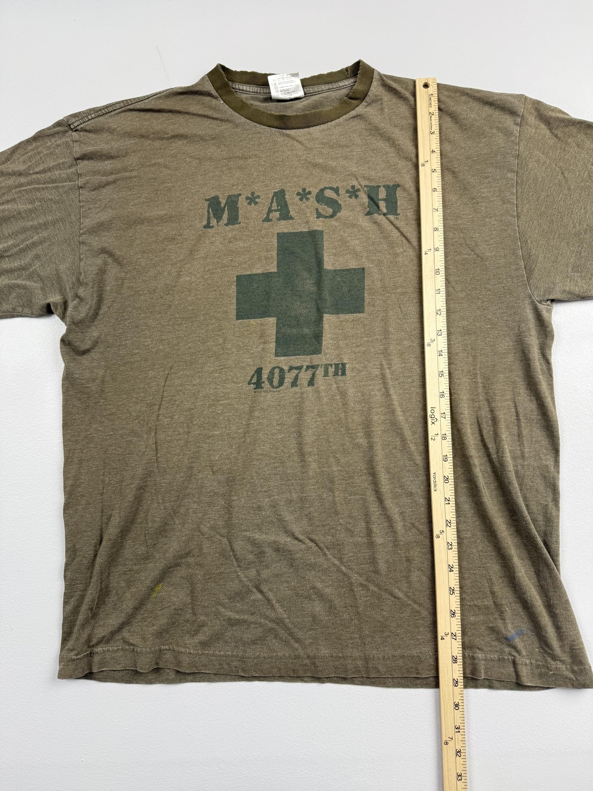 Thunder Creek Shirt Mens Green M*A*S*H 4077th Graphic Tee Military TV Show Read