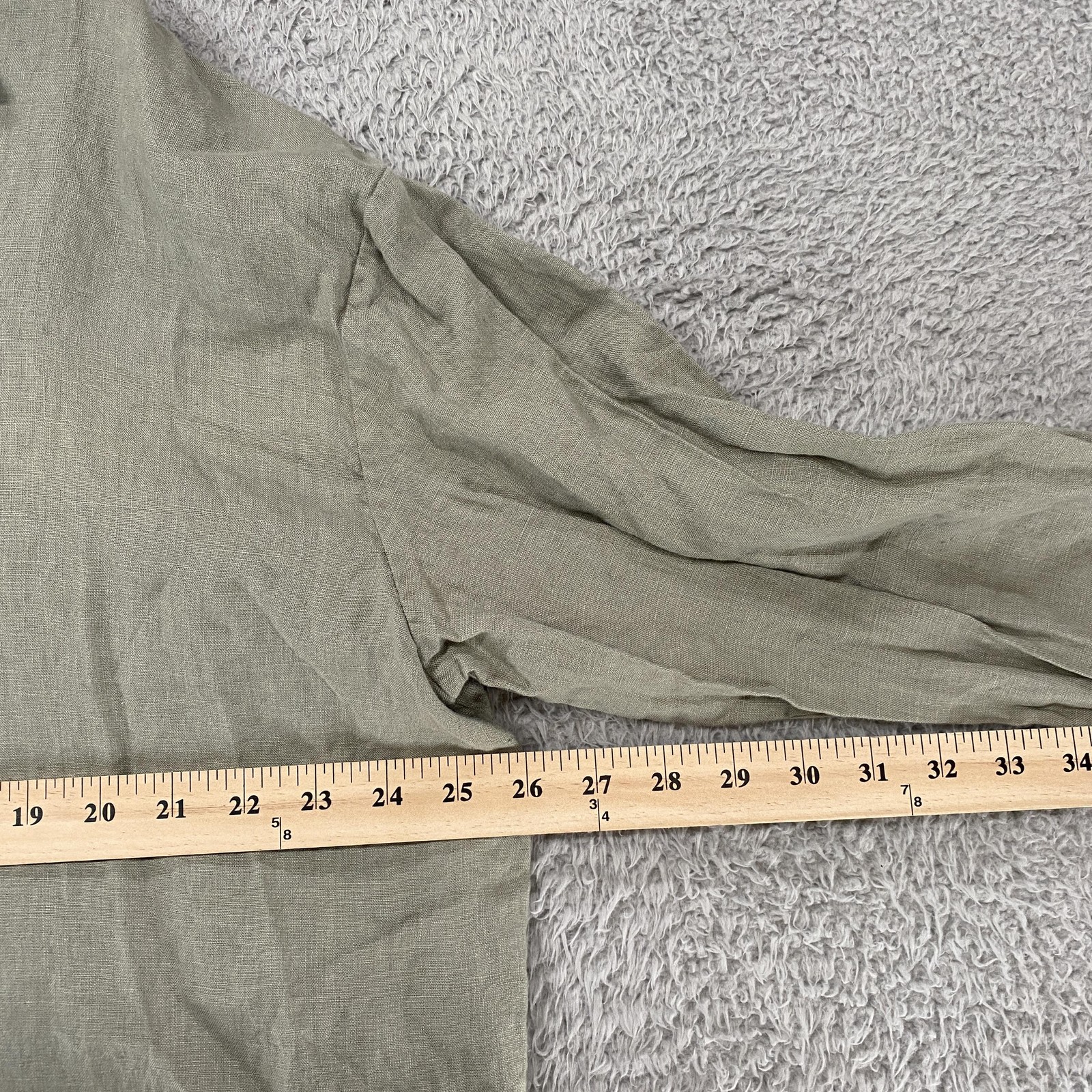 Everlane Linen Shirt Womens XL Button Up Relaxed Long Sleeve Minimalist Capsule