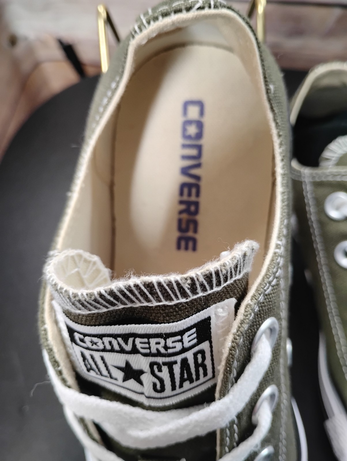 Converse All Star Chuck Taylor Low Top Olive Green 151184F Men 4 / Women 6 -…