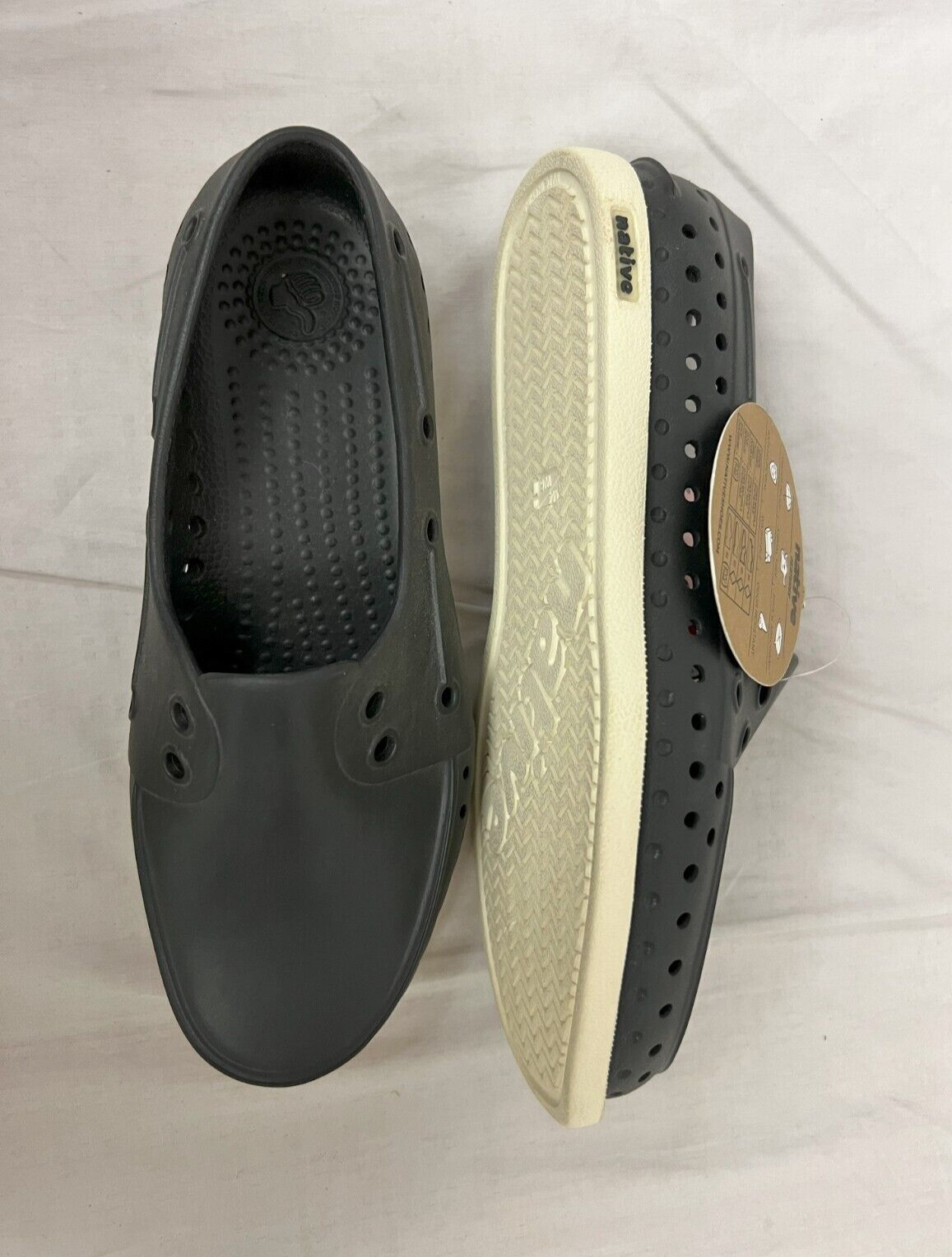 Native Adults Howard Slip On Sneaker/Water Shoes Jiffy Black Size Men 4/Women 6