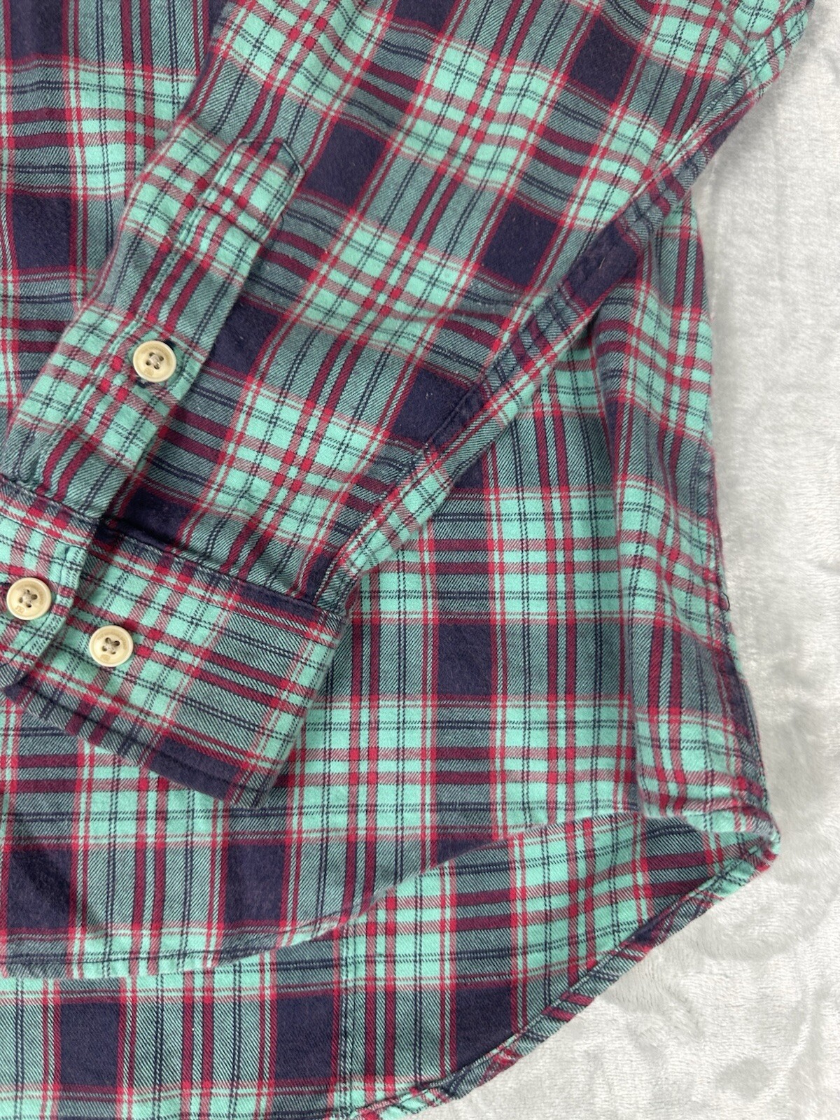 The Normal Brand Shirt Mens XL Long Sleeve Plaid Flannel Button Up Shirt Casual