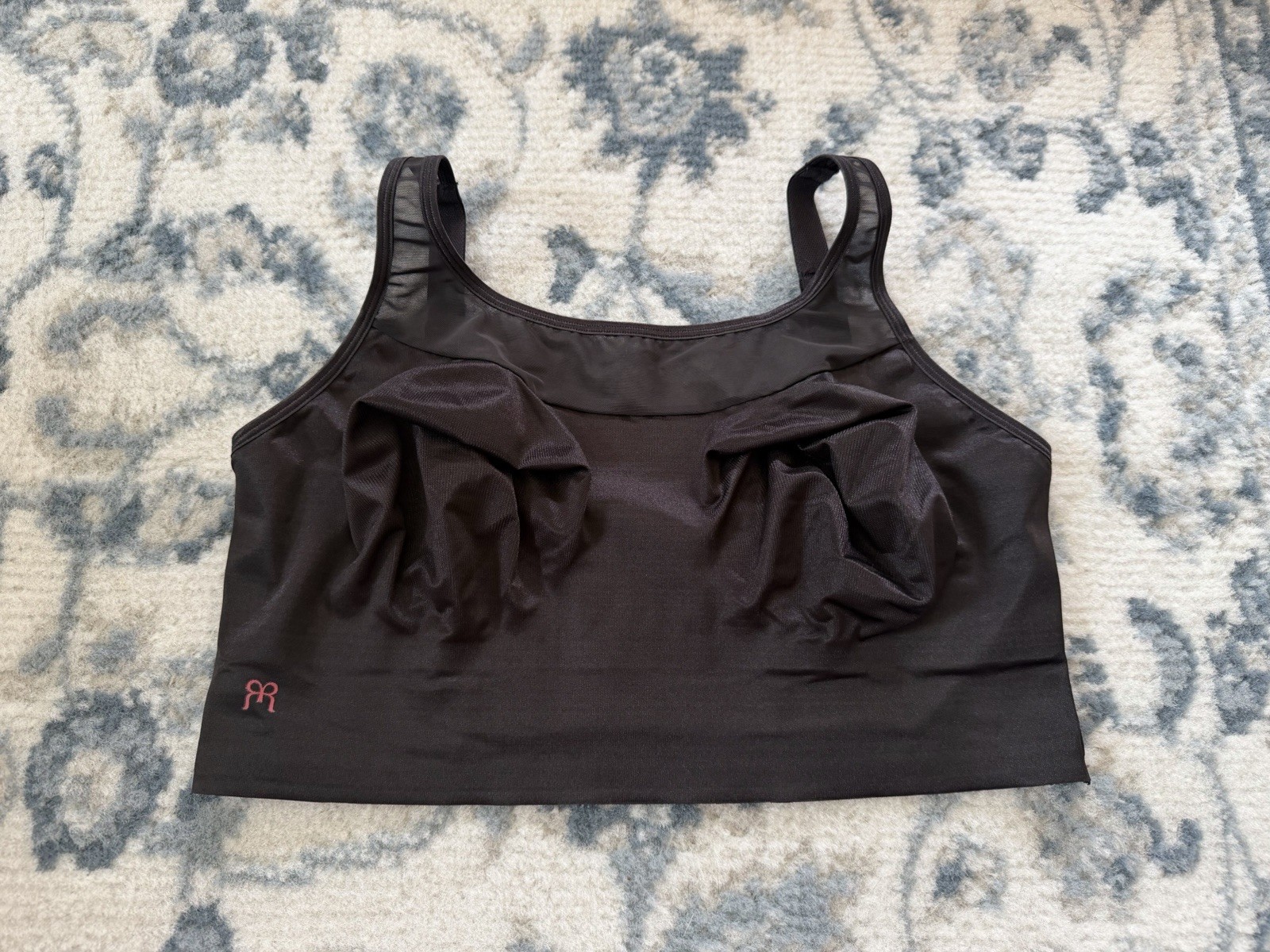 Ruby Ribbon Demiette Bra 44 Black Seamless Shaping Support Style 3043