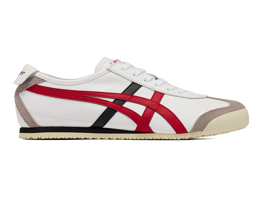 Onitsuka Tiger Genuine MEXICO 66 WHITE / CLASSIC RED USA Buyer No Import duties