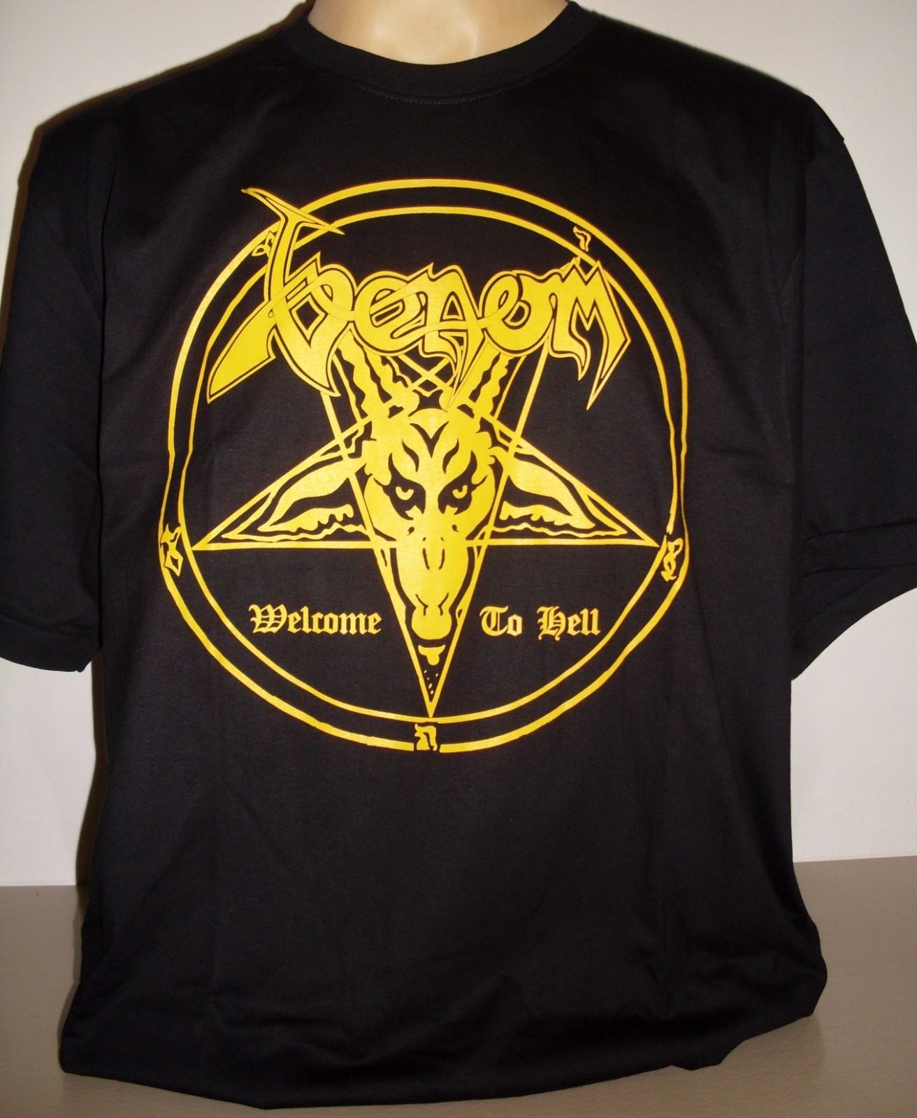 Venom Welcome To Hell T-Shirt Size S M L XL 2XL 3XL Black Metal Band XXL XXXL