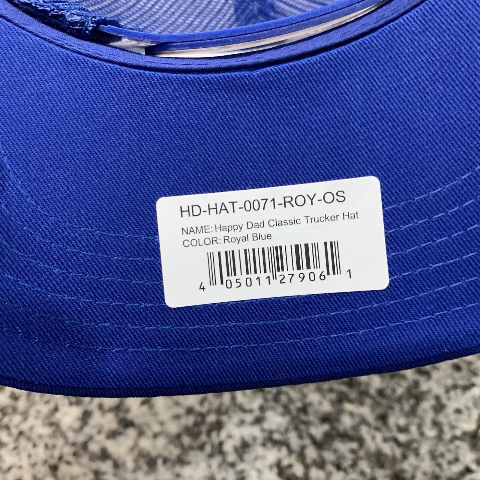 Happy Dad Hard Seltzer Trucker Hat Blue Mens Snapback Mesh Back BRAND NEW