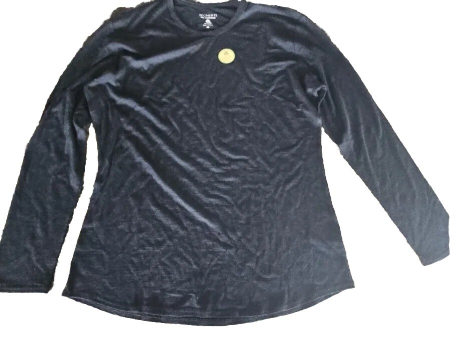 Seg’ments L/S Merino Wool Thin Base Layer Top Machine Washable NWT Black XL~☆