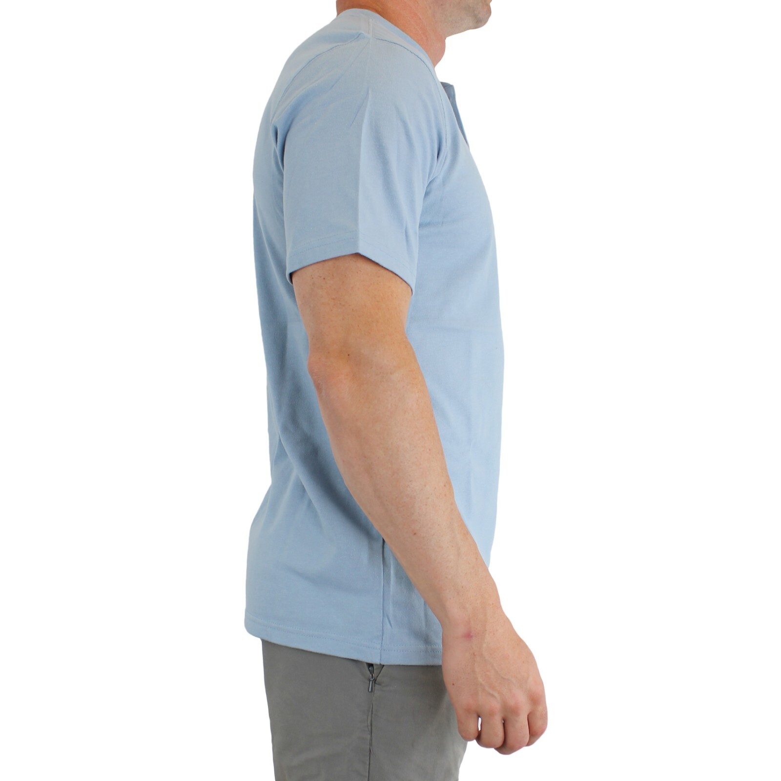 Wrangler Workwear Men’s Henley Shirt Short Sleeve, Casual Fit, One Pocket 55179