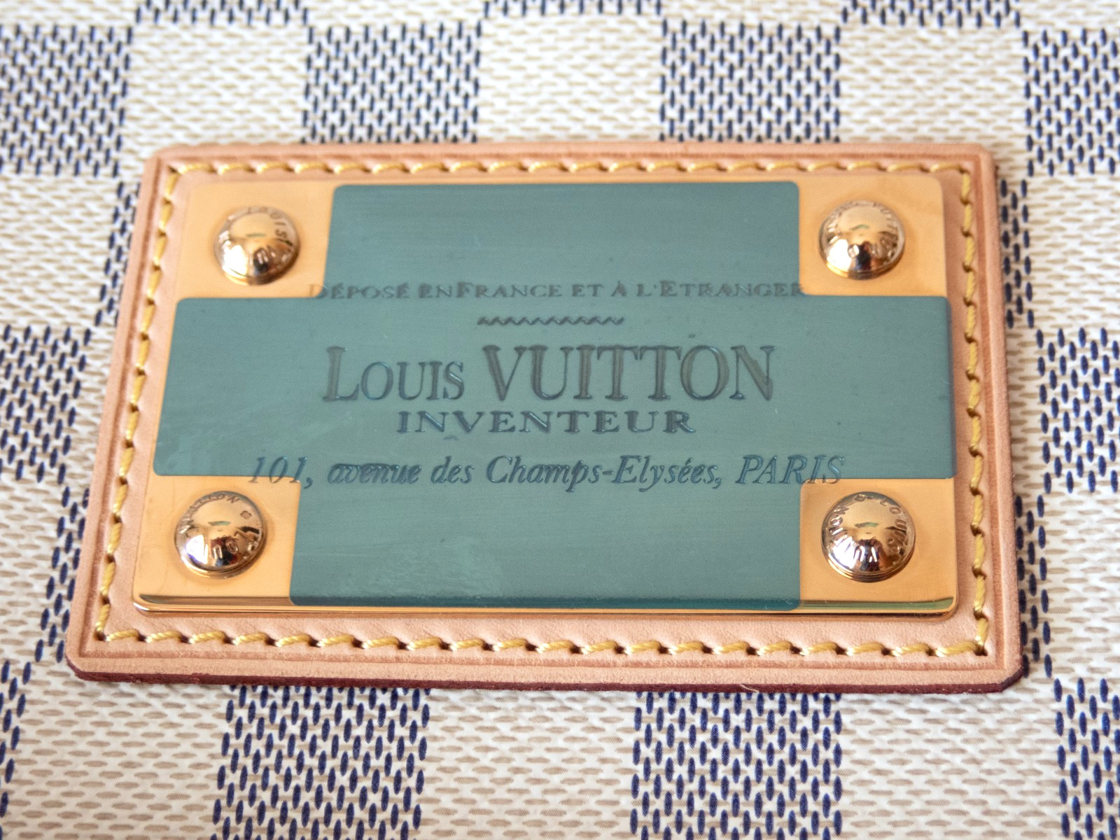 Louis Vuitton Galliera PM Damier Azur Shoulder Bag NEW Unused w/ Dust Bag