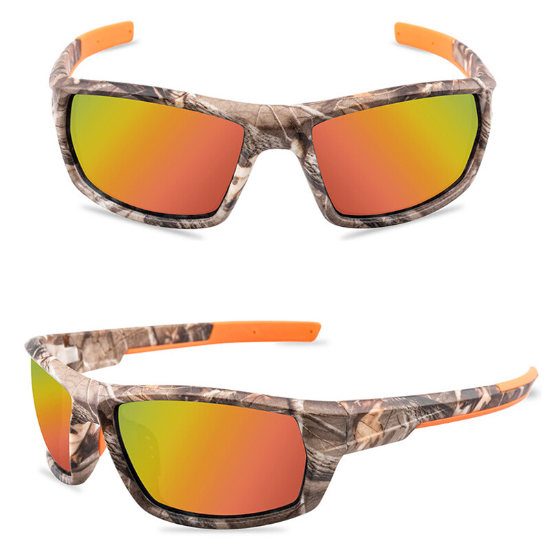 Tactical Polarized Camouflage Sunglasses Outdoor Sport Fishing Driving Glasses