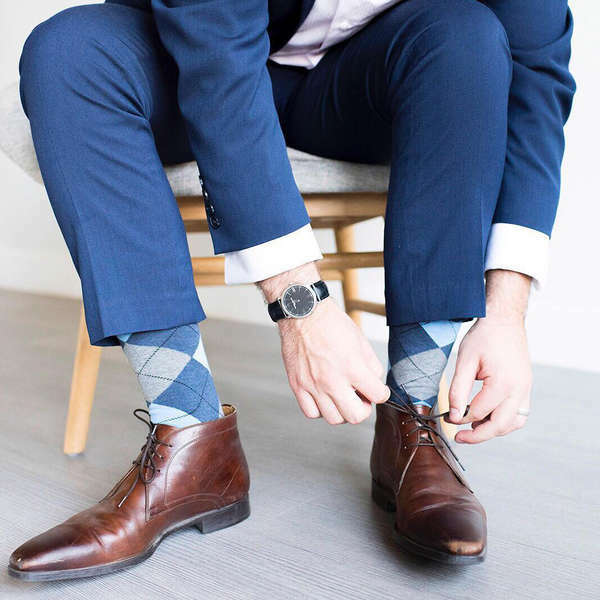 Lot 3-12 Pairs Argyle Men Dress Socks Mid Calf Classic Cotton 10-13 Lords