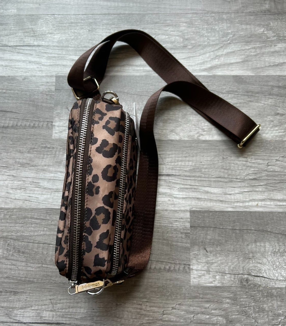 Lululemon Everywhere Crossbody Bag Leopard Print New With Tags 2L
