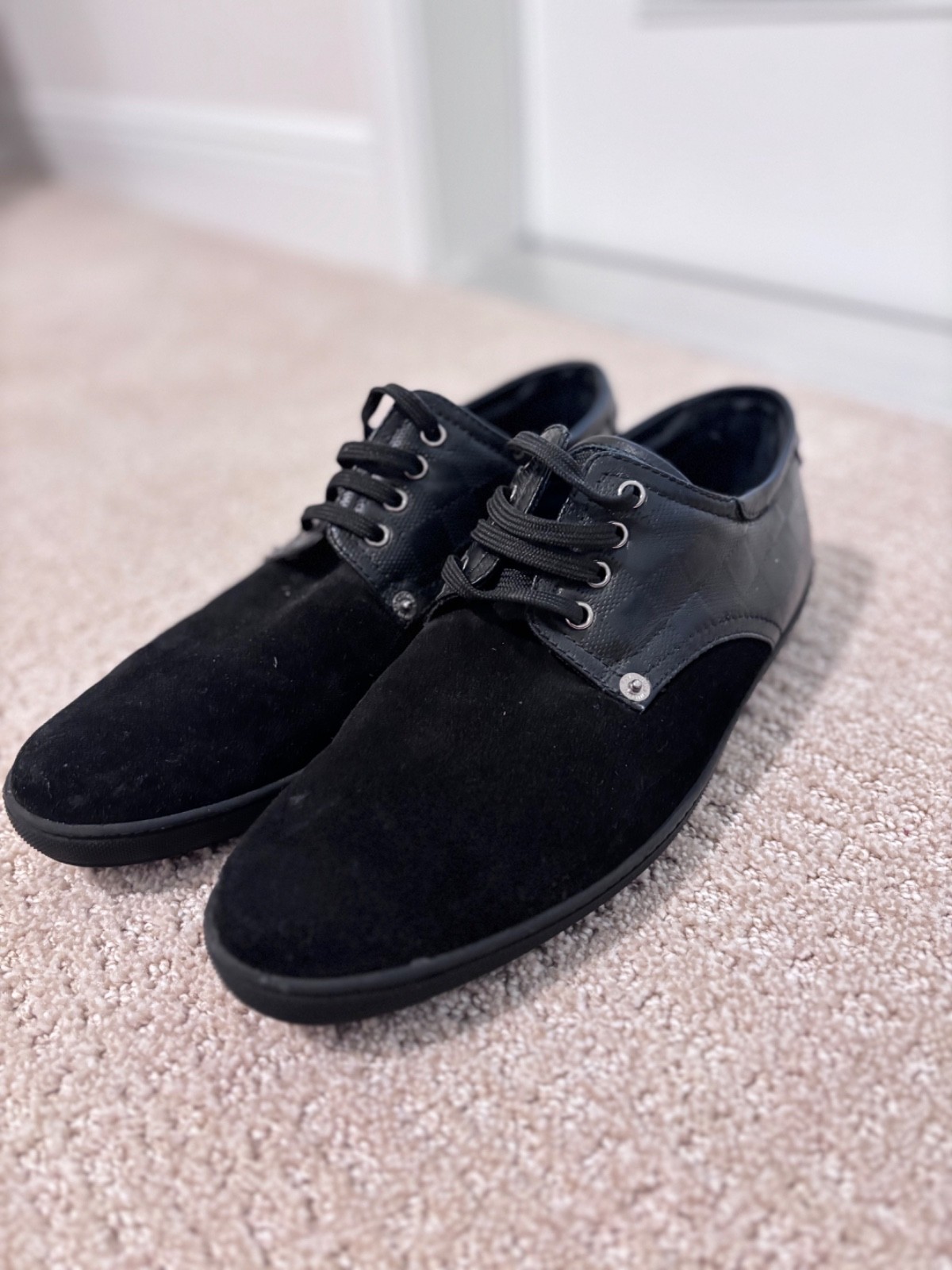 Louis Vuitton black derby sneakers