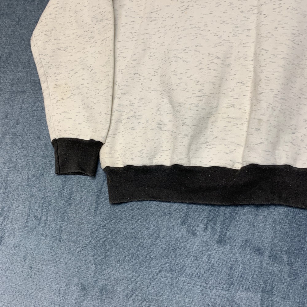 VTG Signature Sportswear Prime Inc Springfield Henley Sweatshirt Men Large White