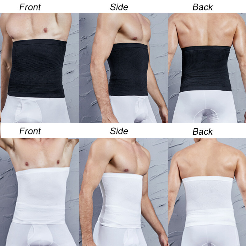Men’s Slimming Body Shaper Abs Abdomen Tummy Control Tucker Girdle Trimmer Belt