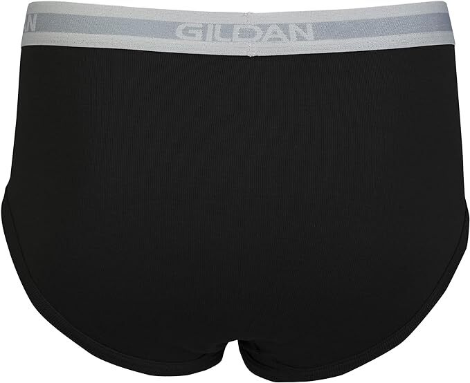 Gildan Men’s 6PK Premium Cotton Comfort Color Briefs w/ Plush Waistband SM – 2X