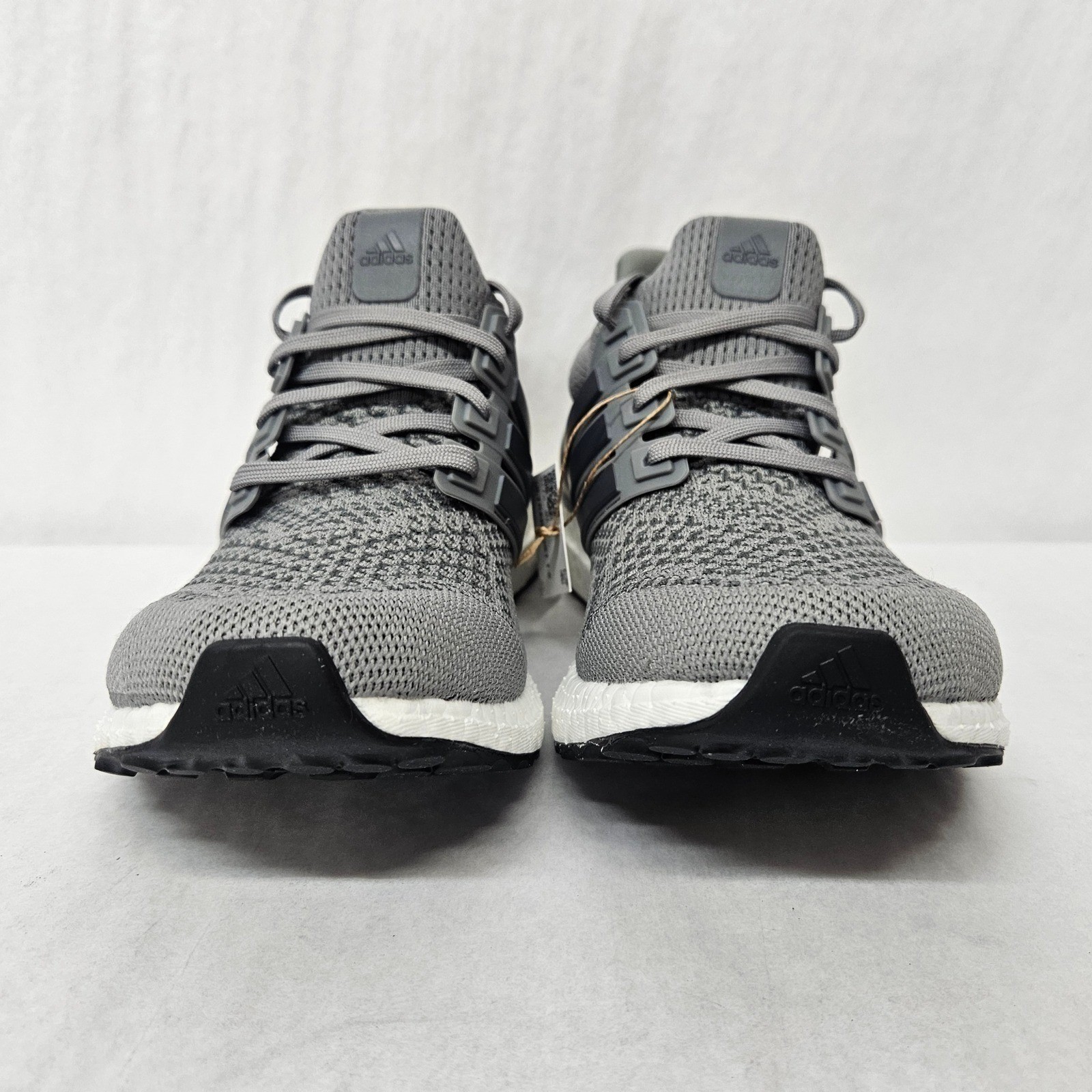 Adidas Ultraboost 1.0 Running Shoes Primeknit HQ4200 Grey White Mens Size 12