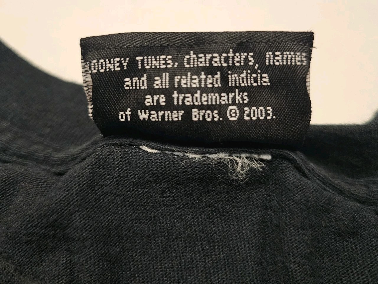 VTG 2003 Pepe Le Pew Looney Tunes Six Flags T-Shirt XL Black “Stinker” Romance