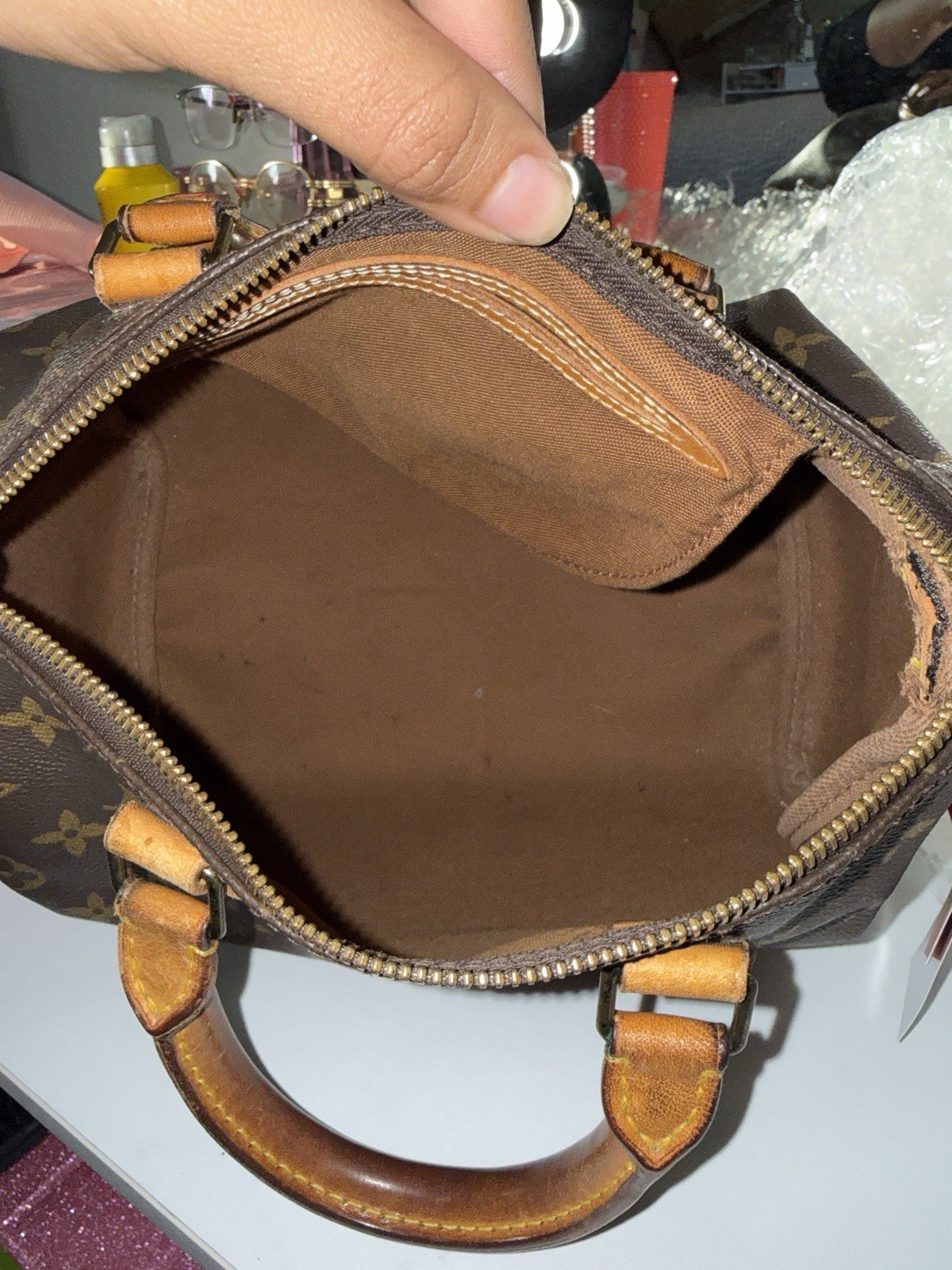 Louis Vuitton Speedy 25 Authentic Handbag Pre-owned Good Condition No Box