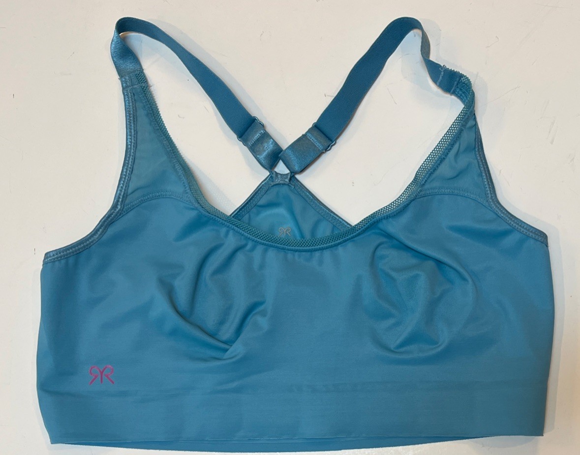 Ruby Ribbon Heritage Sheer Demiette Bra Size 36 Blue Mesh Trim Style #1787