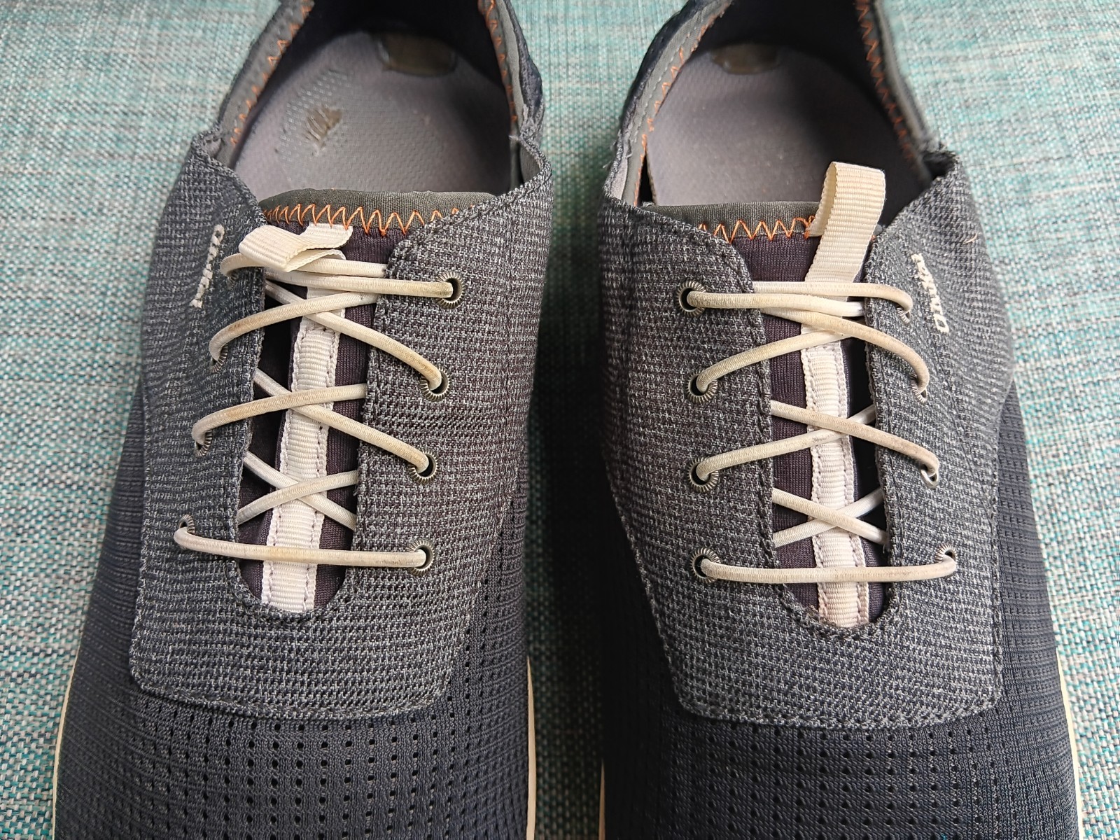 OluKai Shoes Nohea Moku Mens 11 Gray Mesh Comfort Casual Boat Beach Sneaker
