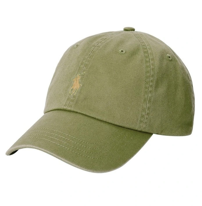 Polo Ralph Lauren Men’s One Size Cotton Chino Adjustable Ball Cap Olive Green
