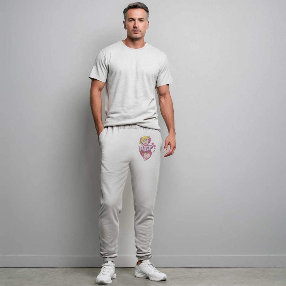 ‘Best Friends Forever’ Adult Sweatpants / Joggers (JO058605)