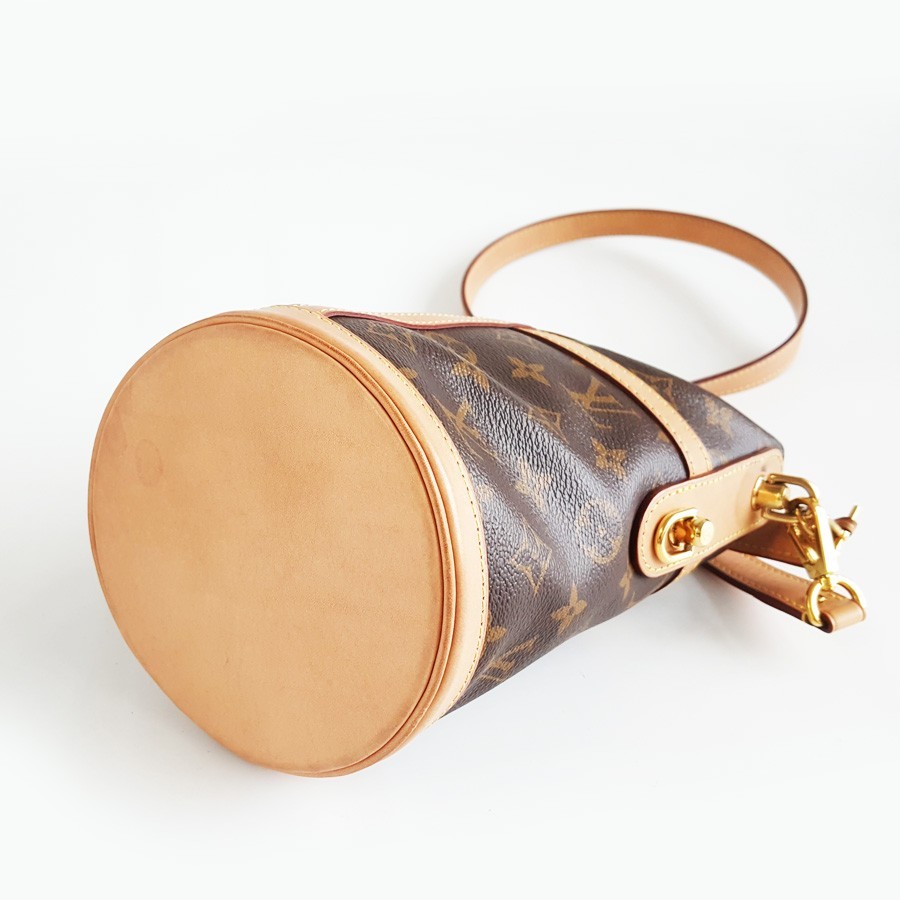 Louis Vuitton Pommes Frites bag Duffle brown monogram top handle shoulder bag