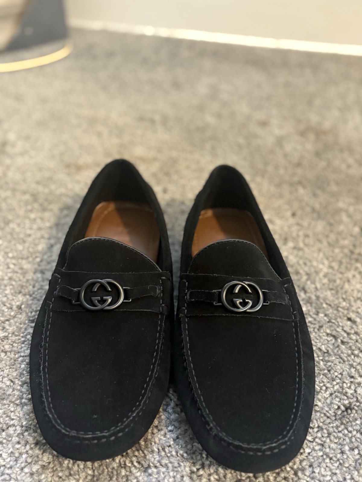 Authentic Gucci GG Loafers Worn Once to Prom Excellent Condition Size 9