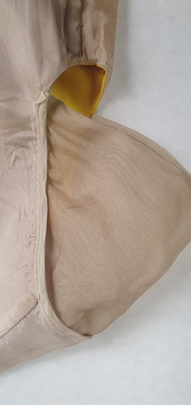 Valentino Roma Yellow Satin Cocktail Dress Crystal Belt IT 40 US 4 Made in Italy