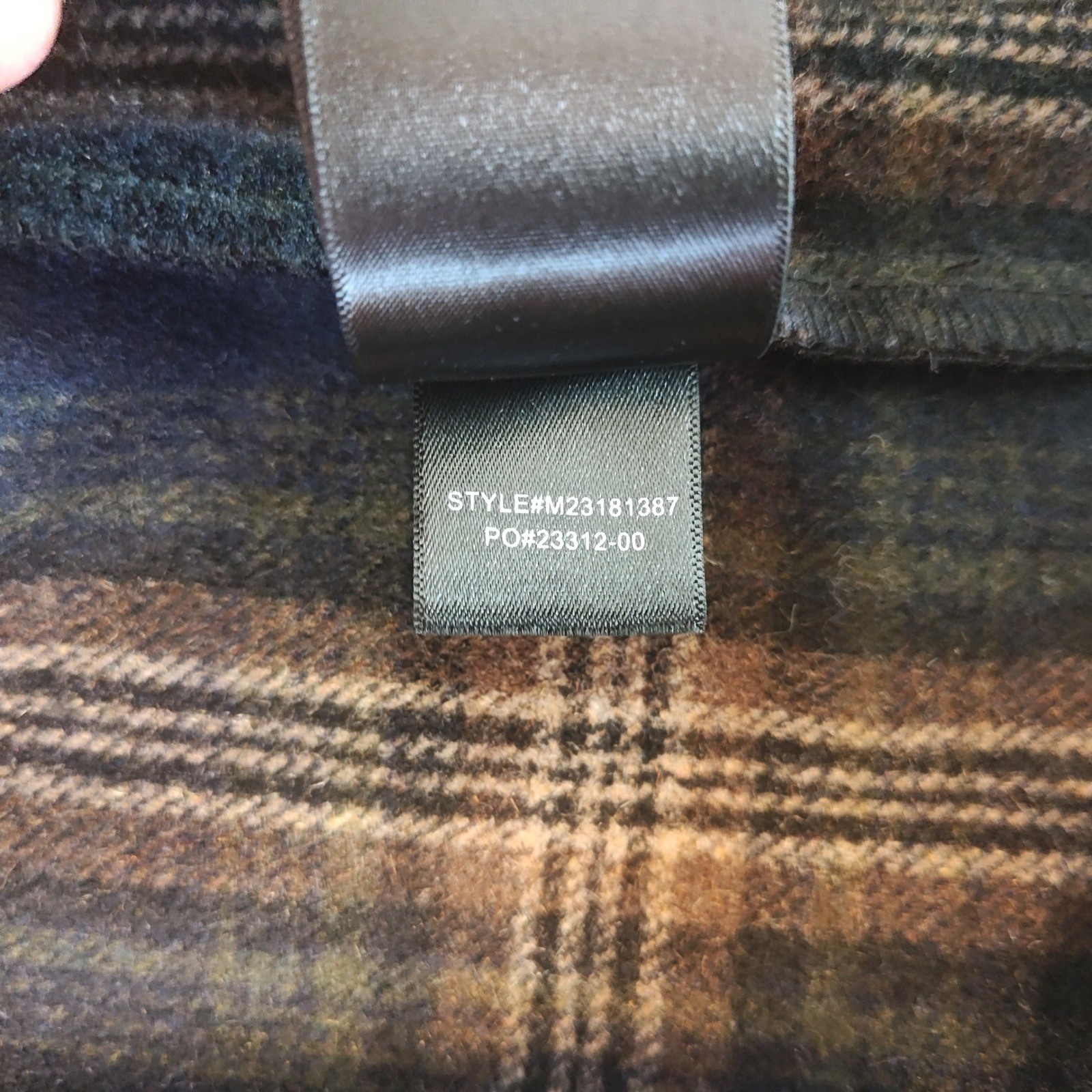 Prana Pinnacle Wool Blend Shirt Jacket Mens XXL Brown black Plaid Sherpa Collar