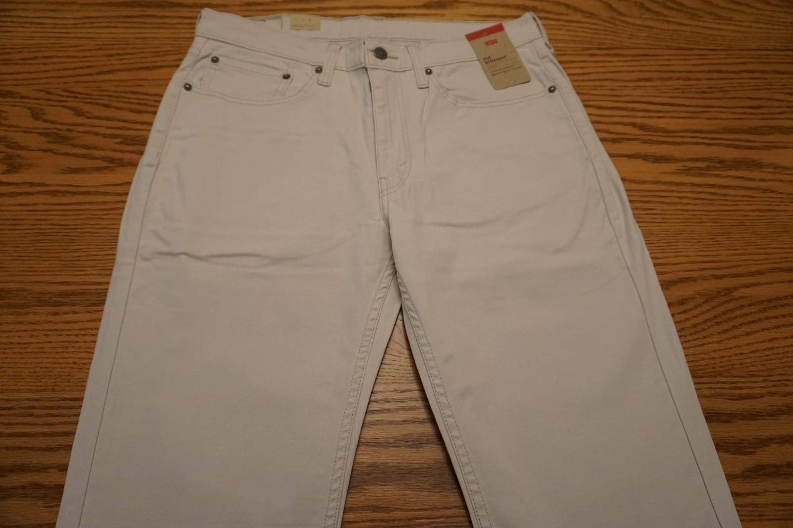 NWT MEN’S LEVI JEANS PANTS 514 Multiple Sizes Straight Stretch Light Gray $69.50