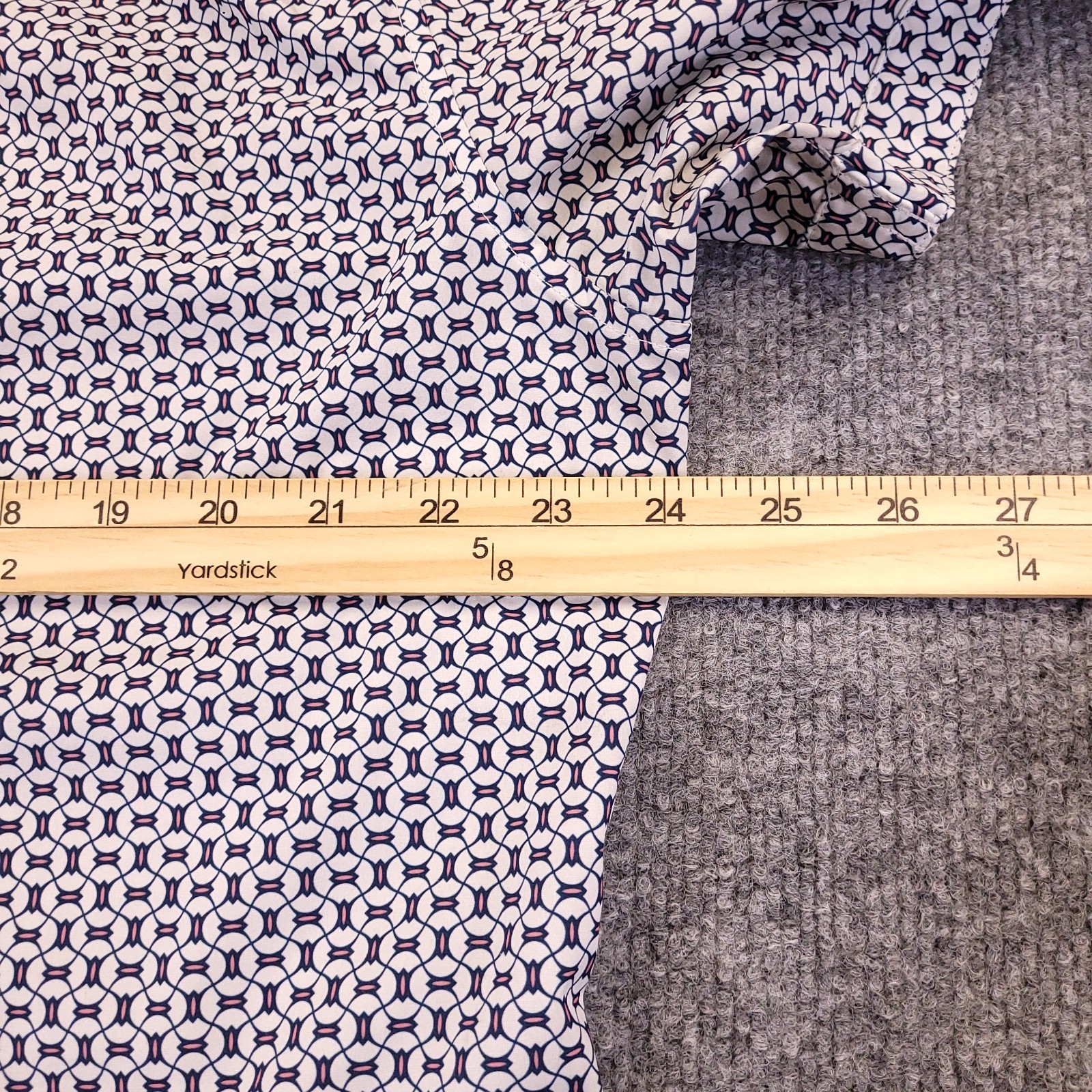 7D 7 Diamonds Halden 4 Way Stretch Woven Shirt Mens XL Abstract Geometric Spread