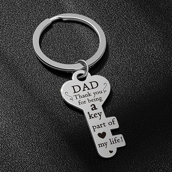 Funny Birthday Gift Ideas for Father’s Day and Anniversaries Key-Shaped Keychain