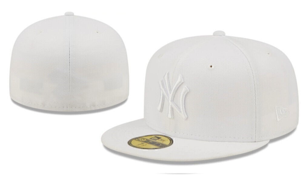 York Yankees Basic New 59fifty Fitted Hat NY Baseball Era Men’s Cap MLB Stitche
