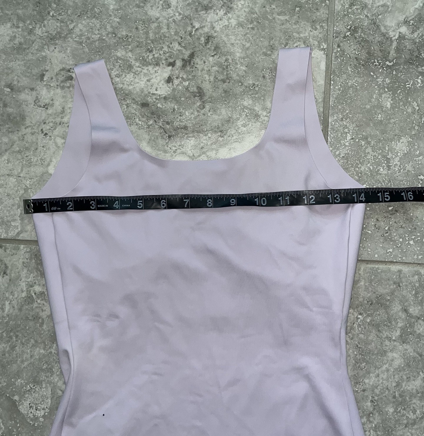 Ruby Ribbon Sleek Shape Tank Top Nylon Slimming Cami Lovely Lavender NEW 38