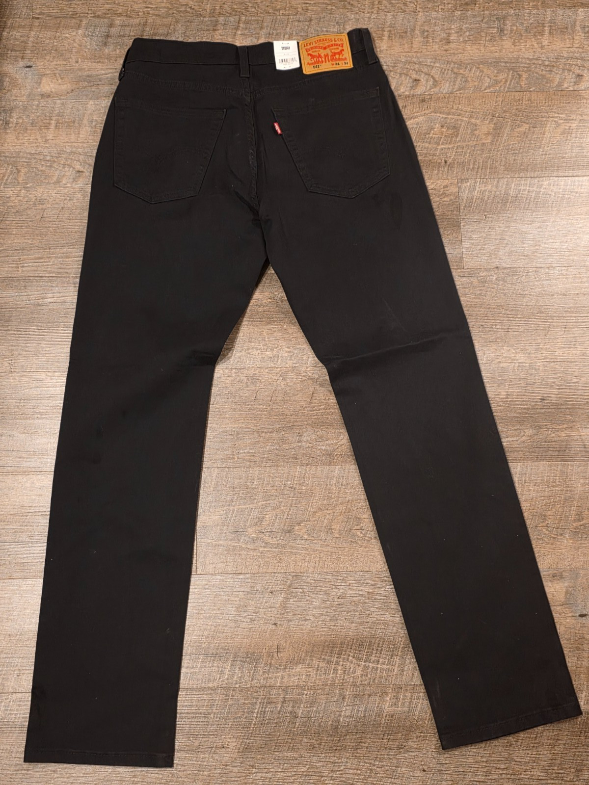 NWT NEW Men’s Levi’s Performance 541 Athletic Taper Stretch Black Jeans 30X30